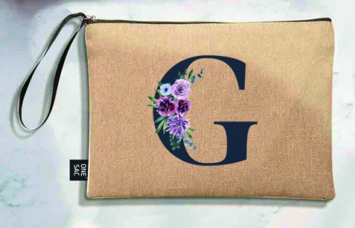 Bolso de mano letra g una pieza (diseño variado) (25×18×1 )
